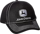 John Deere Men's Diamond Poly Mesh Embroidered Logo