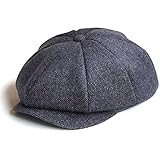 AYAMAYA Newsboy Gorra Gatsby Baker Boy Gorra Plana de Tweed Ajustable Shelby Caps para Hombres y Mujeres