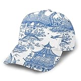 Gorra de béisbol azul chino estilo chino Snapback Sombreros Unisex Trucker Hat Hip Hop Plaid Flat Gorra de béisbol ajustable