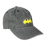 Cerdá Batman Baseball Ajustable-58 cm Gorra de béisbol, Negro, 58 cm Unisex Adulto