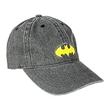 Cerdá Batman Baseball Ajustable-58 cm Gorra de béisbol, Negro, 58 cm Unisex Adulto