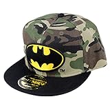 Batman – Gorra con visera plana – Camuflaje militar