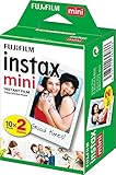 Fujifilm Instax Mini Brillo - Película fotográfica instantánea (2 x 10 hojas)