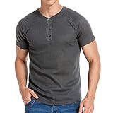 SSBZYES Camiseta De Manga Corta De Verano para Hombre Camiseta De Cuello Redondo para Hombre Camiseta De Color Sólido para Hombre Camiseta Informal De Verano para Hombre
