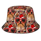 Bucket Hats Yorkie Lovely Cool Wide Brim Visor Gorra para Exteriores para Mujeres y Hombres, para protección Solar