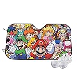 Legend Cartoon Zelda Mario Smash Bros Parabrisas Sombrilla Calor Rayos UV Visera Protector Coche Adsorción Frontal Ventana Electrostática Sol Bebé Sombreado M