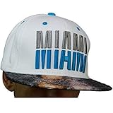 KB Ethos Miami Snakeskin - Gorra plana con diseño de búhos blanco Talla única