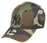 New Era York Yankees 9forty Adjustable Cap MLB Rear Logo Woodland Camo/Black - One-Size