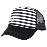 RIP CURL Iconic Stripe Trucker - Gorra, color negro y blanco