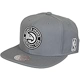 Mitchell & Ness Atlanta Hawks Cap by Gorra de baseballNBA Cap (Talla única - Gris)