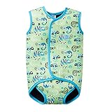 Splash About Baby Wrap Wetsuit Traje de Neopreno, Infantil, Verde (Green Gecko), 0-6 Meses