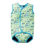 Splash About Baby Wrap Wetsuit Traje de Neopreno, Infantil, Verde (Green Gecko), 0-6 Meses