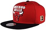 Mitchell & Ness Bulls Special Snapback – Gorra nostálgica NBA HWC Chicago Bulls, color rojo y negro