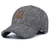 MRACSIY Gorra de béisbol para Hombre Gorras de Invierno 57-61cm (Gris)