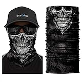 Pañuelo Braga Multifunción - Calavera (Blanca)