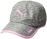 PUMA Women's Evercat Running Cap, Grey/Pink, OS