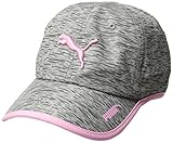 PUMA Women's Evercat Running Cap, Grey/Pink, OS