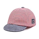 Pesaat Gorra de béisbol para niños de 3 a 18 meses, gorra de béisbol para bebés y niños, gorra para verano rojo 3-18 meses