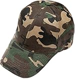 Leisial Gorra de Béisbol del Camuflaje Hip Hop Sombrero Sol Deporte al Aire Libre Verano Unisex Ajustable