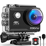 COOAU Action CAM HD 4K 20 MP WiFi con Webcam PC Modo micrófono Exterior cámara bajo el Agua 40 m con Mando a Distancia EIS estabilización cámara Impermeable (2)