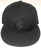 Brooklyn Nets visera plana ajustable Adidas sombrero – tamaño 7 1/8 – tu34 K