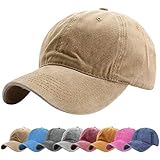 UMIPUBO Gorras Beisbol Deportes Unisex Adjustable al Aire Libre Cap clásico algodón Casual Sombrero Gorras de béisbol (Khaki)