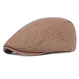 QQSA Venta al por Mayor del Color sólido del Vendedor de periódicos del Casquillo for los Hombres Vestido de Las Mujeres Plano Ocasional Conducción Golf Taxista Caps Boinas Gorra