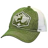 John Deere 6 Panel Cap Twill & Mesh-White-Os