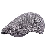 Emorias 1 Pcs Boina Ocio Hombre Gorra Al Aire Libre Caminando Sombrero Mujer Gorros para El Sol Golf - Gris