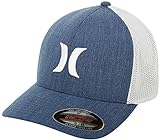 Hurley M Icon Textures Hat Gorra, Hombre, Obsidian, S/M