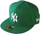New Era York Yankees 59fifty Cap MLB Basic Green/White - 7 1/4-58cm