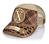Xtress Exclusive gorra de diseño en tonos marrones para hombre y mujer.