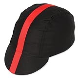 Sportswear Gorro de ciclismo clásico (negro y rojo)