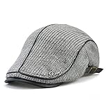 KeepSa Gorros de Boina de Tejer para Hombre Gorra de Vendedor de periódicos Gorro de Punto Casual Ajustable al Aire Libre