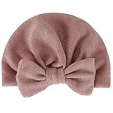 H.eternal(TM) Gorro de Punto Unisex para recién Nacidos, niñas y niños Rosa Rosa M