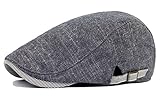 Leisial Sombreros Gorras Boinas Gorra de Béisbol Ocio Retro Clásico del Algodón Gorra de Deport Hat Flat Cap Primavera Verano para Hombre Azul