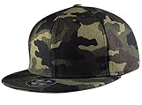 Aivtalk - Gorra de Béisbol Unisex Camuflaje Hip Hop Snapback Sombrero Plano Dance Hat Moda Accesorio