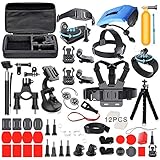 Deyard Kit de accesorios para GoPro Hero 9 GoPro Hero 8 Hero 7 Hero HD (2018) GoPro Hero 6 5 4 Hero Sesión Ajuste Xiaomi AKASO Victure Cámara de acción