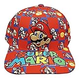 Sombrero Super Mario Bros, Gorra de béisbol Bordada con Costura para niños, niñas, niños, Cosplay, Sombrero Plano Informal de Hip Hop, Sombrero de Viaje para Exteriores, Juguetes para el Sol