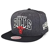 Mitchell & Ness Chicago Bulls HW039 G2 Winners Grey Black Snapback Cap Kappe Basecap