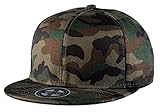 Aivtalk - Gorra de Béisbol Unisex Camuflaje Hip Hop Snapback Sombrero Plano Dance Hat Moda Accesorio