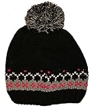 McKinley D Gorro de Mina, color Black/White/Granita, tamaño -