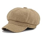 Gisdanchz Gorra Mujer Moda Casual Ajustable Deporte Vintage Gorras Visera Plana Baratas Sombrero De Vendedor De Periódicos Boina Lana Newsboy Hat Boinas Gorras De Mujer Verano