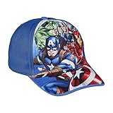 Cerdá Gorra Avengers 001, 3 (Tamaño del Fabricante:M) para Niños, Multicolor