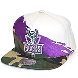 Gorras Milwaukee Bucks Hwc Paintbrush Camo Snapback - Mitchell & Ness