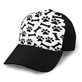 Sombrero Ajustable Gorra de béisbol con Fondo Plano Animal Print Fondo Icono Aislado Gorra de béisbol