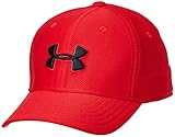 Under Armour UA Boy's Blitzing 3.0 Cap, Gorra niño, Rojo (Red/Red/Black (600)), S/M