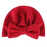 H.eternal(TM) Gorro de Punto Unisex para recién Nacidos, niñas y niños Rojo Rojo De La Sandía M