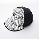 Gorra de Beisbol Nuevo Hueso Moda Lentejuelas Hombres Gorra De Béisbol Punk Diamond Hip Hop Sombreros Sombreros Al Aire Libre Sombreros Sombreros 1