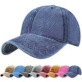 UMIPUBO Gorras Beisbol Deportes Unisex Adjustable al Aire Libre Cap clásico algodón Casual Sombrero Gorras de béisbol (Azul Marino)